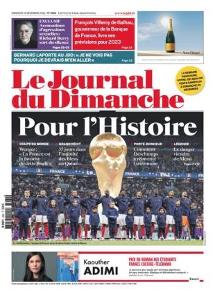 Le Journal du Dimanche - 18 decembre 2022
