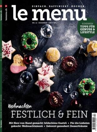 le menu - Dezember 2022