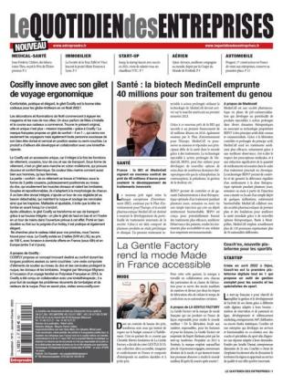 Le quotidien des entreprises - 01 decembre 2022