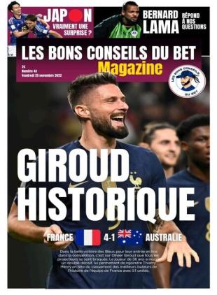 Les Bons Conseils du Bet Magazine - 25 novembre 2022
