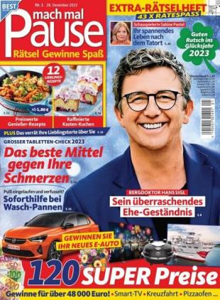 Mach mal Pause - 28 Dezember 2022