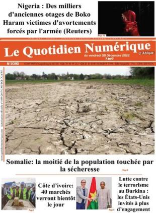 Quotidien Numerique d'Afrique - 09 decembre 2022