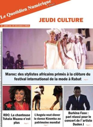 Quotidien Numerique d'Afrique - 15 decembre 2022