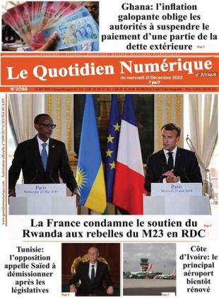 Quotidien Numerique d'Afrique - 21 decembre 2022