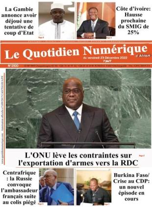Quotidien Numerique d'Afrique - 23 decembre 2022