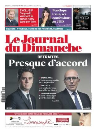 Le Journal du Dimanche - 08 janvier 2023
