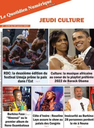 Quotidien Numerique d'Afrique - 05 janvier 2023