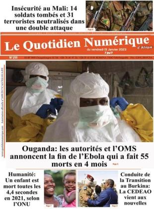 Quotidien Numerique d'Afrique - 13 janvier 2023