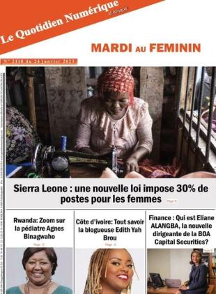 Quotidien Numerique d'Afrique - 24 janvier 2023