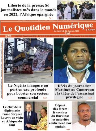Quotidien Numerique d'Afrique - 25 janvier 2023