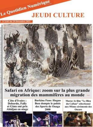 Quotidien Numerique d'Afrique - 29 decembre 2022