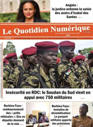 Quotidien Numerique d'Afrique - 30 decembre 2022