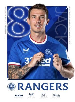 Rangers Football Club Matchday Programme - Rangers vs Celtic - 2 January 2023