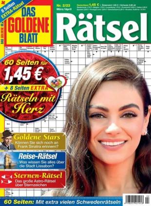 Das Goldene Blatt-Ratsel - Februar 2023