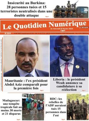 Quotidien Numerique d'Afrique - 01 fevrier 2023