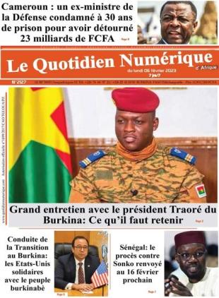 Quotidien Numerique d'Afrique - 06 fevrier 2023