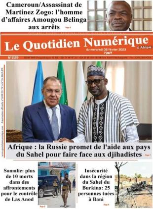 Quotidien Numerique d'Afrique - 08 fevrier 2023