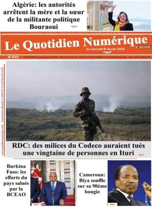Quotidien Numerique d'Afrique - 15 fevrier 2023