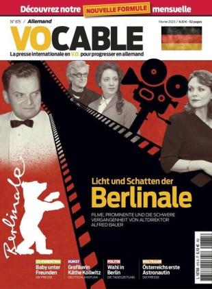 Vocable Allemand - 03 fevrier 2023