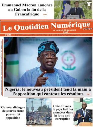 Quotidien Numerique d'Afrique - 03 mars 2023