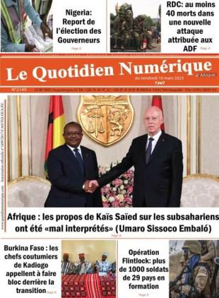 Quotidien Numerique d'Afrique - 10 mars 2023