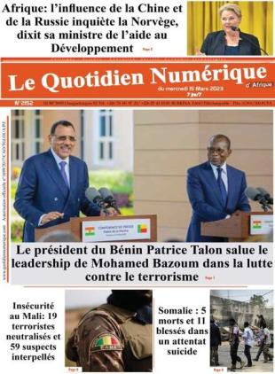 Quotidien Numerique d'Afrique - 15 mars 2023