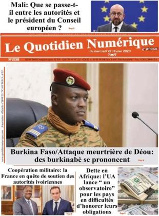 Quotidien Numerique d'Afrique - 22 fevrier 2023
