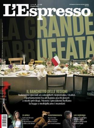 l'Espresso - 23 Aprile 2023