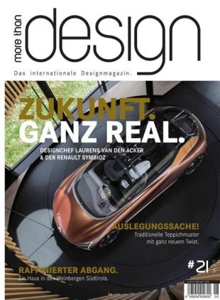 MORE THAN DESIGN - Dezember 2017