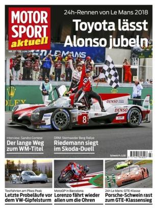 MOTORSPORT aktuell - 21 Juni 2018