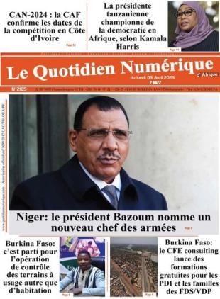 Quotidien Numerique d'Afrique - 03 avril 2023