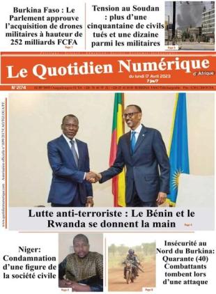 Quotidien Numerique d'Afrique - 17 avril 2023