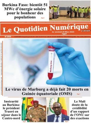 Quotidien Numerique d'Afrique - 24 mars 2023