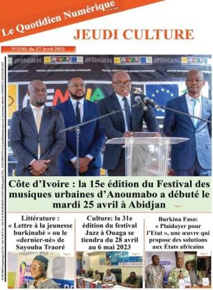 Quotidien Numerique d'Afrique - 27 avril 2023