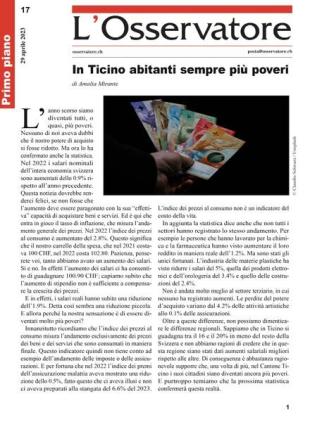 L'Osservatore - 29 aprile 2023