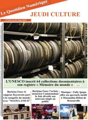 Quotidien Numerique d'Afrique - 01 juin 2023
