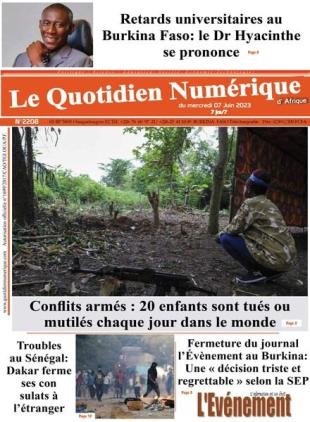 Quotidien Numerique d'Afrique - 07 juin 2023