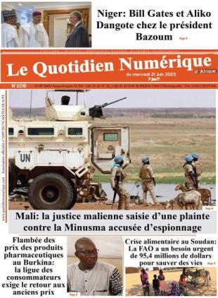Quotidien Numerique d'Afrique - 21 juin 2023