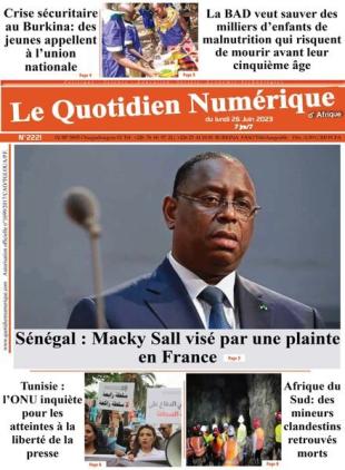 Quotidien Numerique d'Afrique - 26 juin 2023