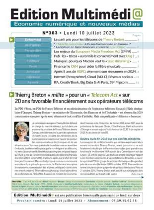 Edition Multimedia - 10 juillet 2023