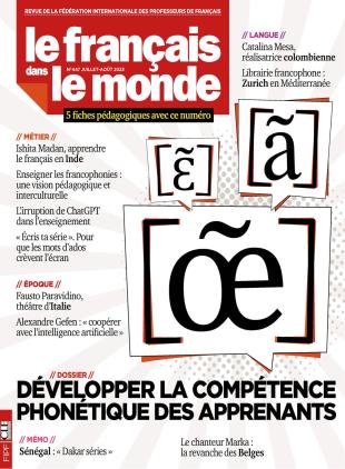 Le francais dans le monde - juillet 2023