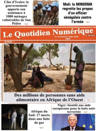 Quotidien Numerique d'Afrique - 07 juillet 2023