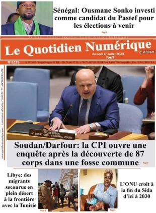 Quotidien Numerique d'Afrique - 17 juillet 2023