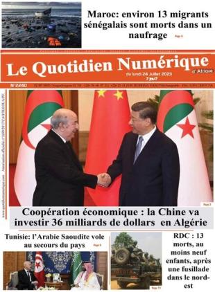 Quotidien Numerique d'Afrique - 24 juillet 2023