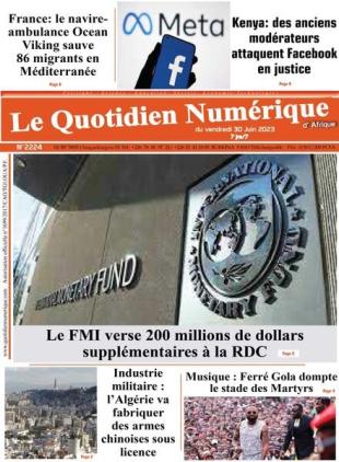 Quotidien Numerique d'Afrique - 30 juin 2023