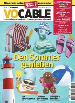 Vocable Allemand - 28 juillet 2023