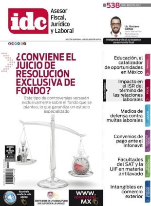 IDC Asesor Fiscal Juridico y Laboral - 15 Agosto 2023