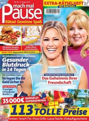 Mach mal Pause - 23 August 2023