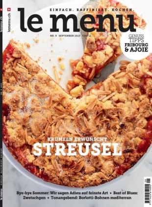 le menu - September 2023