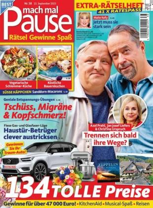 Mach mal Pause - 13 September 2023